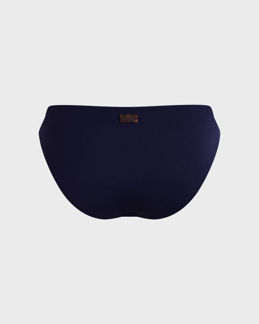 Vilebrequin Blue Mini Brief Bikini Bottom Strass