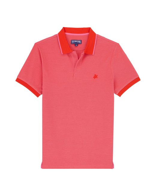 Vilebrequin Pink Cotton Polo Solid for men