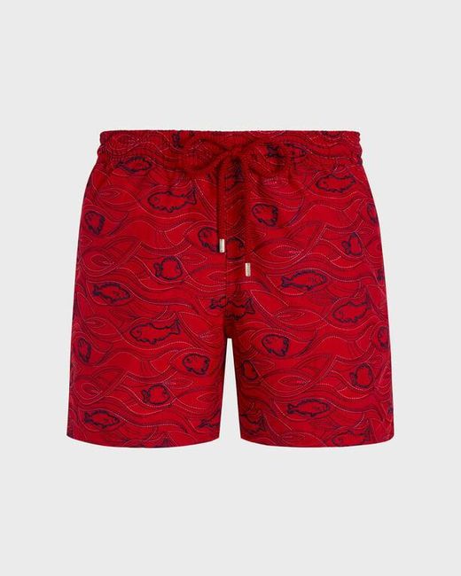 Vilebrequin Swim Shorts Embroidered Aquarium- Limited Edition for men