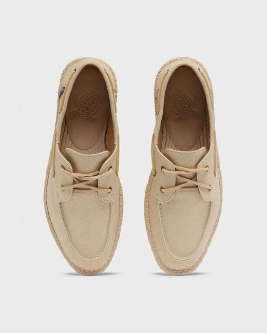 Vilebrequin Natural Canvas Loafers Solid for men