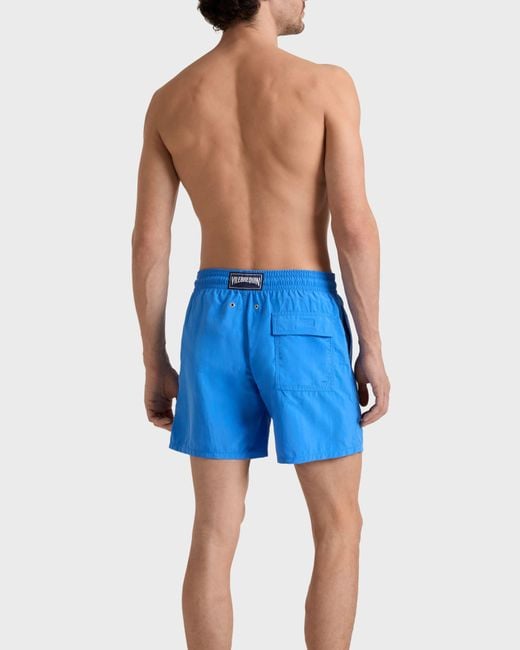 Vilebrequin Blue Swim Shorts Water-Reactive Bubble Turtles 3D for men