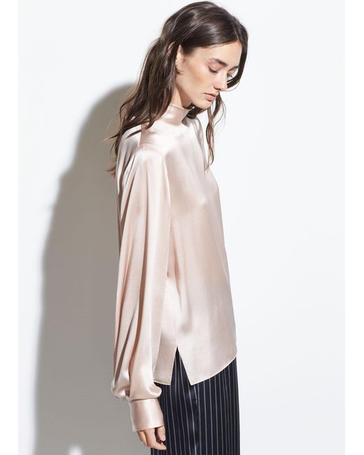 Vince silk clearance turtleneck