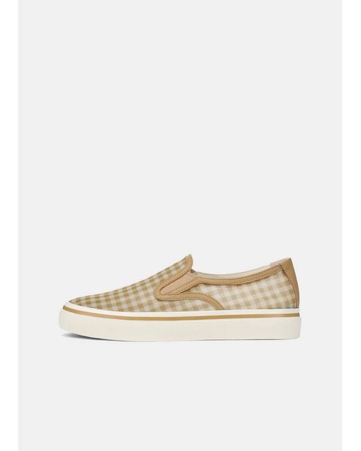 Vince White Blair Gingham Sneaker