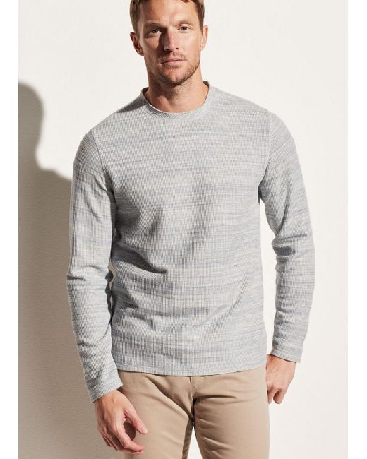 vince thermal long sleeve crew