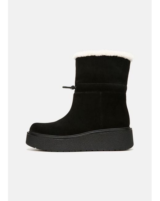 vince cabria boots shearling