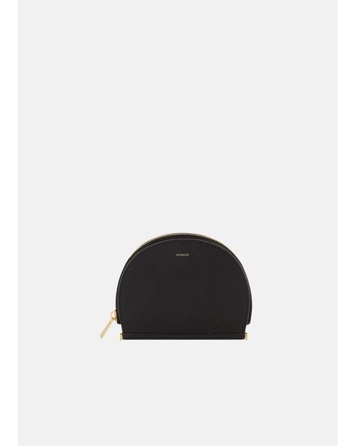 Vince Black Demma Leather Small Wallet