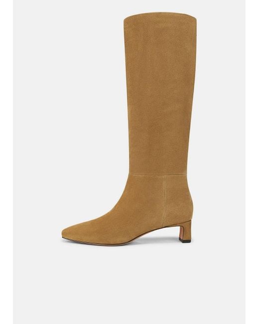 Vince Brown Harlan Suede Knee Boot