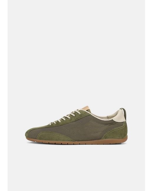 Vince Green Catalina Suede & Mesh Sneaker