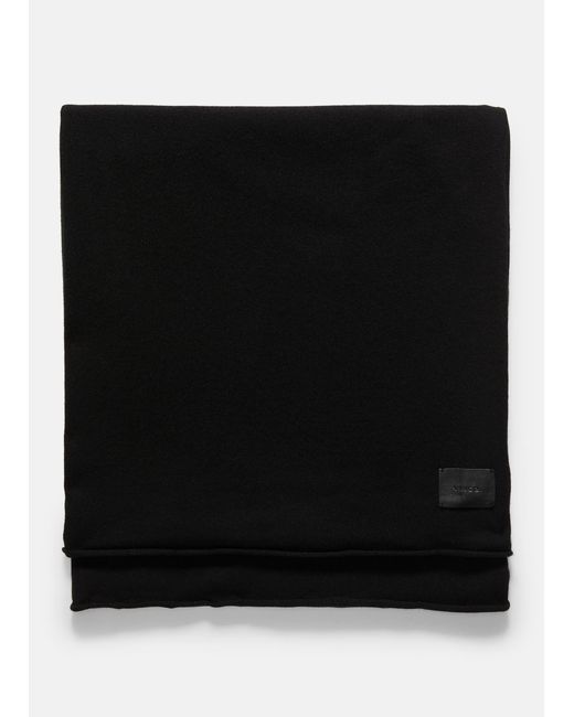 Vince Black Plush Cashmere Blanket Wrap