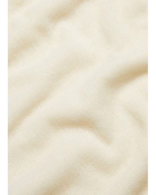 Vince Natural Summer Cashmere Travel Wrap, Optic White