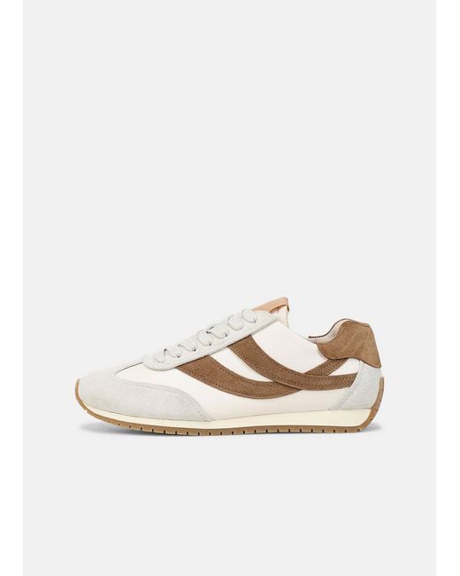 Vince Natural Oasis Leather & Suede Runner Sneaker
