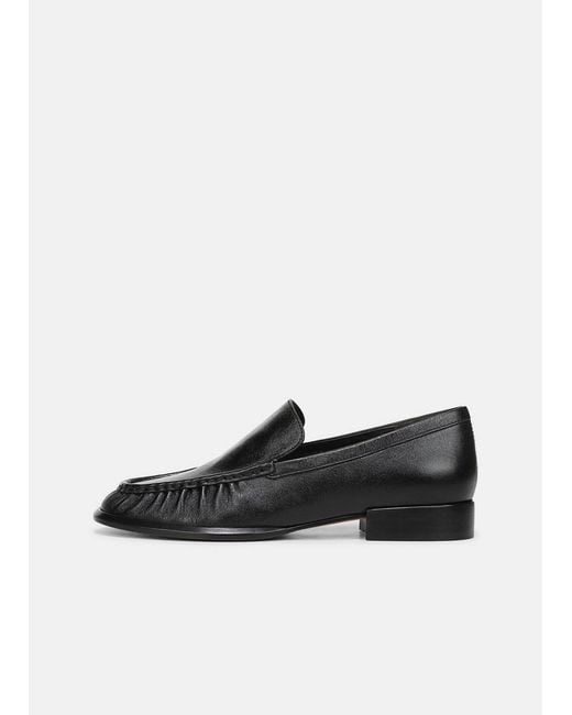 Vince Black Nora Leather Loafer