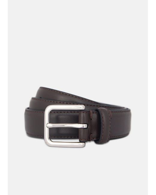 Vince Multicolor 30Mm Stitched Leather Belt for men