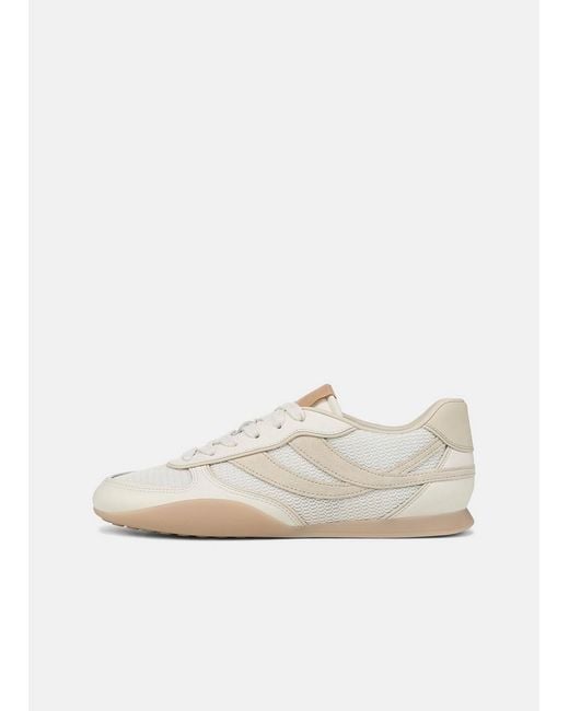 Vince White Echo Leather Trainer