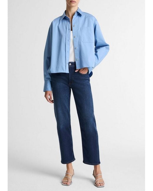 Vince Blue Citizens Of Humanity Delfina Straight-Leg Jean