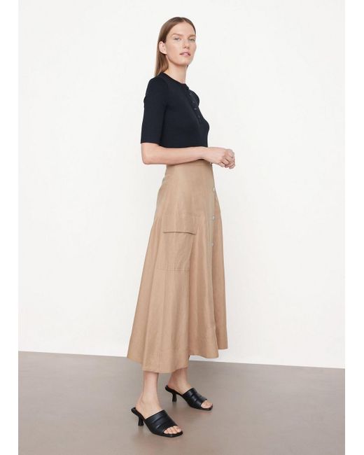 Utility skirt vince top
