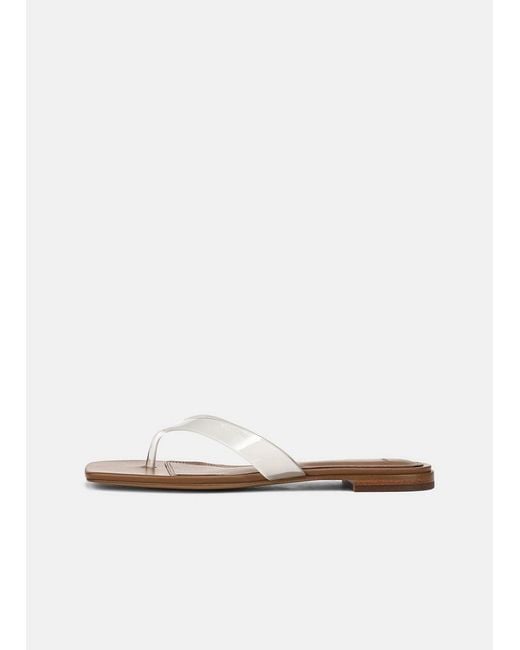 Vince White San Juan Jelly Thong Sandal