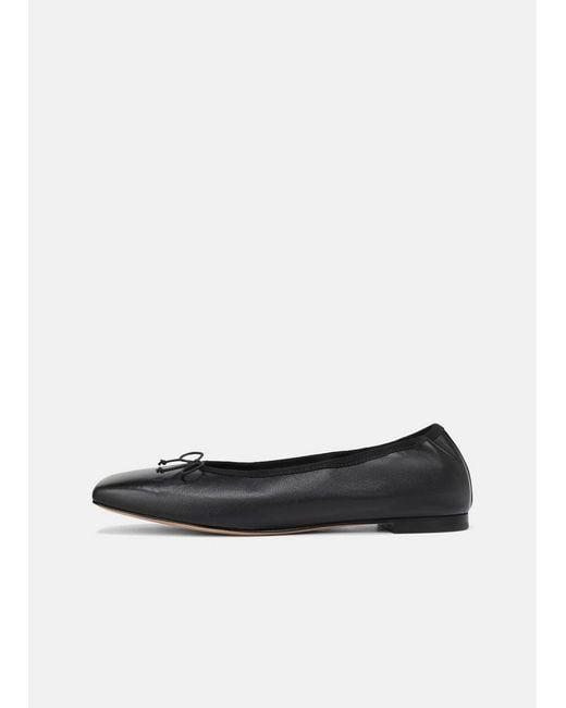Vince White Darla Leather Ballet Flat