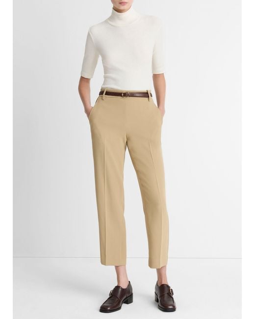 Vince Natural Crepe Tapered Pull-On Pant