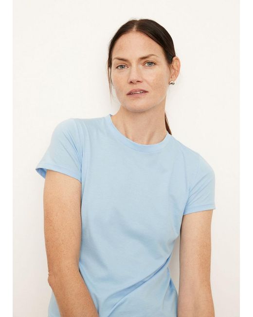 Vince Cotton Essential Crew Neck Tee in 