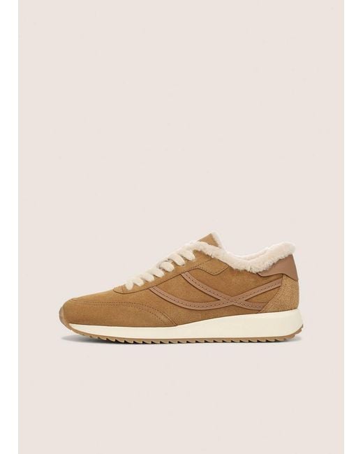 Vince Natural Santa Monica Shearling Sneaker