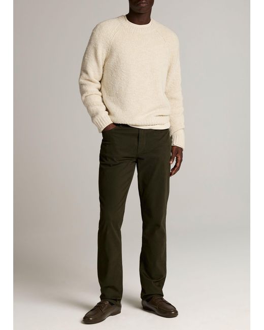 Vince Natural Dylan Slim 5-Pocket Peached Stretch-Cotton Pant for men
