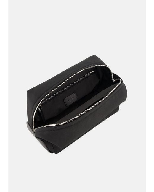 Vince Black Tech-Fabric Dopp Kit for men
