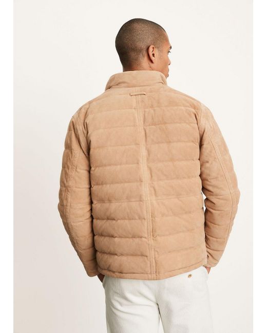 quilted suede jacket