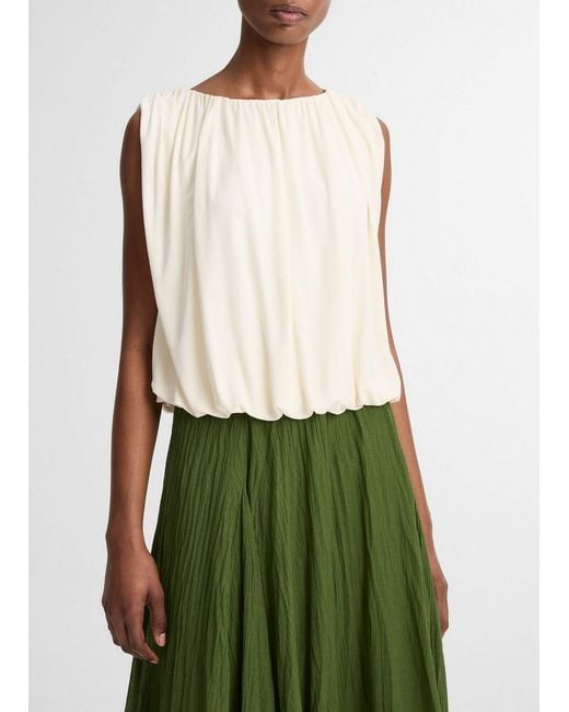 Vince Green Matte Jersey Bubble Top