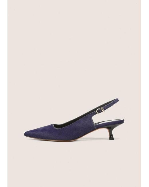 Vince Natural Sabra Calf Hair Slingback Heel