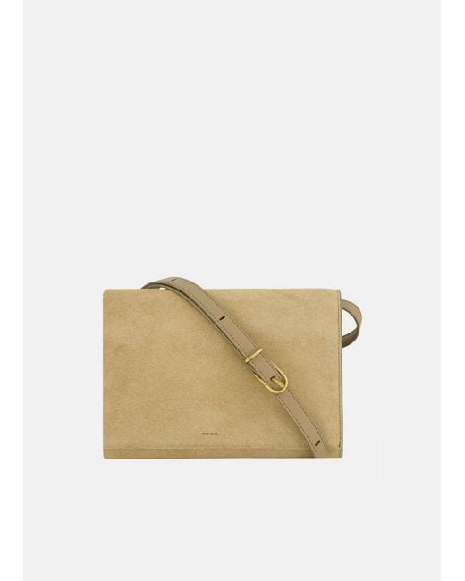 Vince Natural Leather Crsbody Wallet