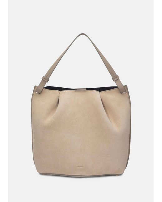 Vince Natural Ava Suede Crsbody