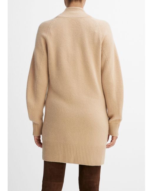 Vince Natural Cashmere Open-front Cardigan