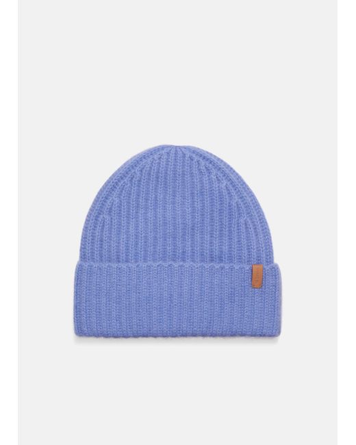Vince Plush Cashmere Chunky Knit Hat, Blue