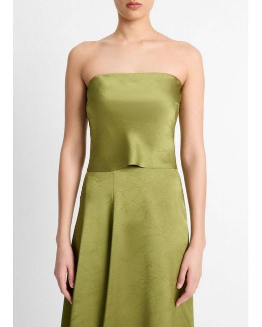 Vince Green Satin Convertible Top
