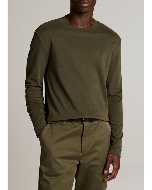 Vince Green Peached Face Jersey/S Crew for men