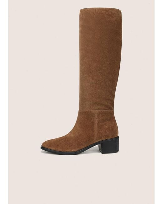 Vince Brown Pace Suede Knee Boot