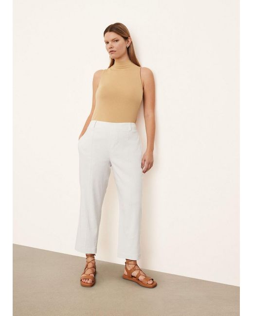 Vince Linen Strap-detail Tapered Pull 