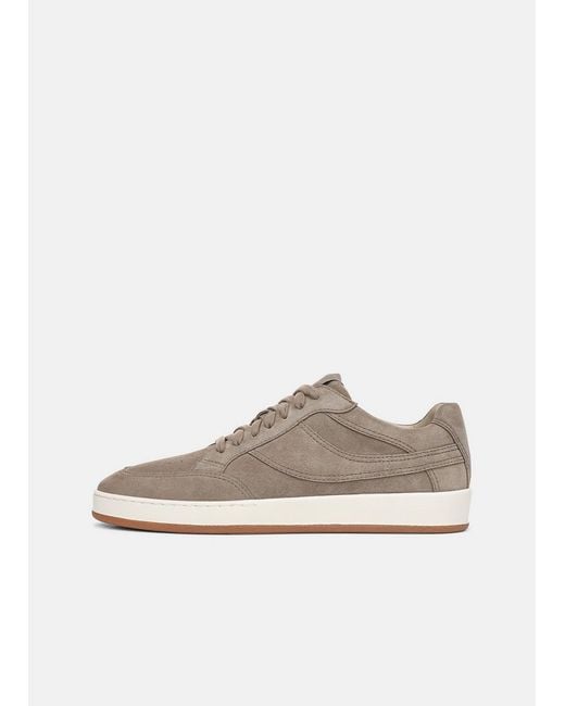 Vince White Pacifico Suede Sneaker for men