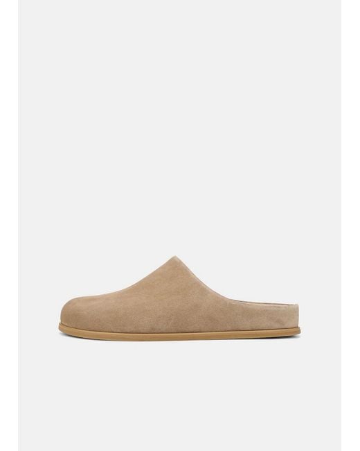 Vince White Leo Suede Clog Mule for men