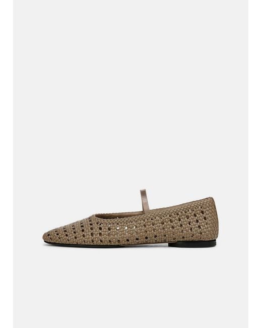 Vince White Vivian Leather Mary Jane Flat