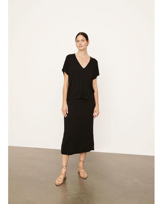 vince double v neck popover