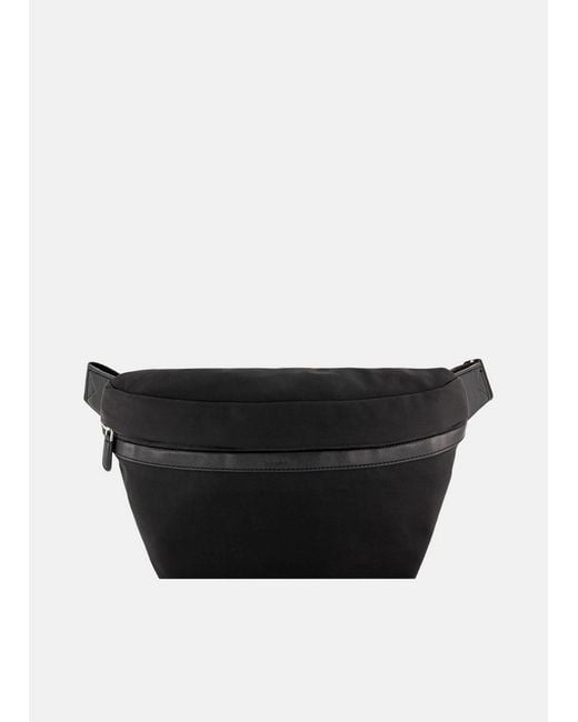 Vince Black Ventura Nylon Sling Bag for men