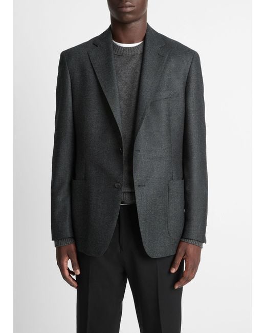 Vince Gray Wool Relaxed Sport Coat for men