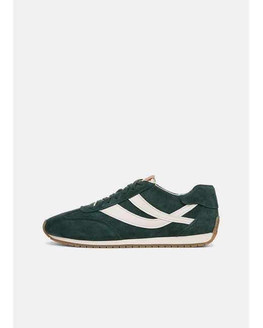 Vince Green Oasis Suede & Leather Runner Sneaker for men