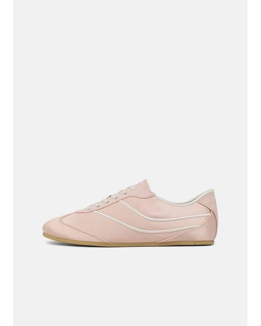 Vince White Sunset Satin Trainer