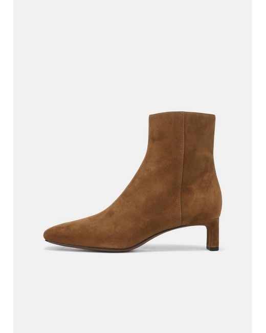 Vince Brown Lilith Suede Ankle Boot