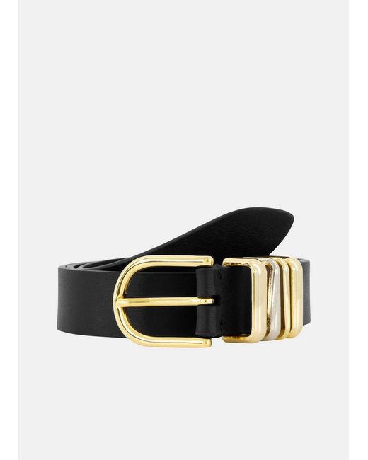 Vince White Cora 25Mm Sculpted-Loop Belt