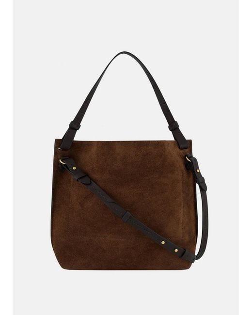 Vince Brown Ava Suede Crsbody