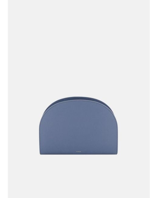 Vince Blue Demma Nappa Leather Crsbody Wallet